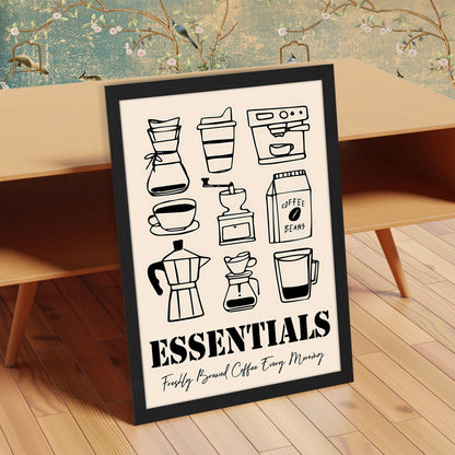 Coffee Essentials Wall Frame