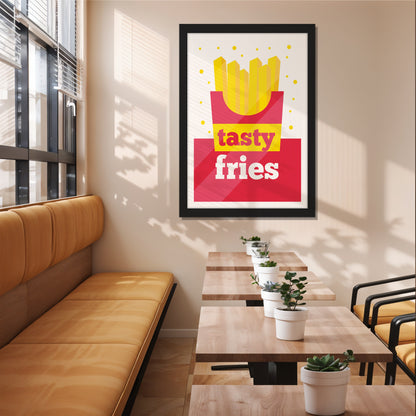 Tasty Fries Wall Frame