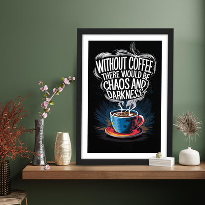 Powered by Coffee Wall Frame