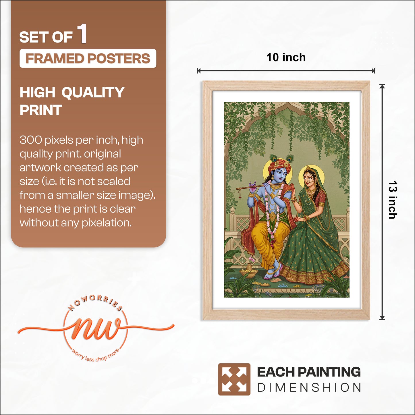 Radha Krishna Divine Art