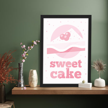 Pink Cake Wall Frame