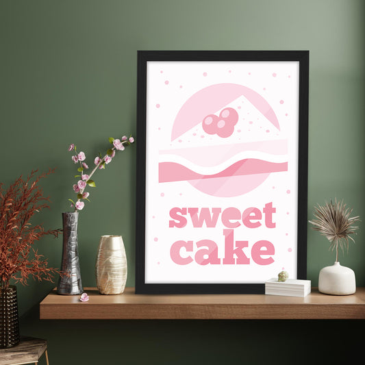 Pink Cake Wall Frame