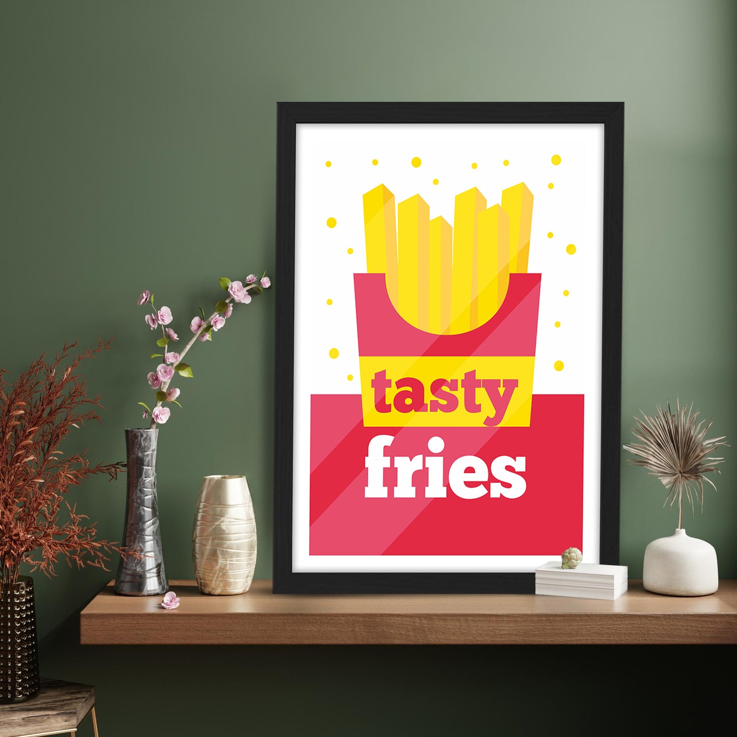 Tasty Fries Wall Frame