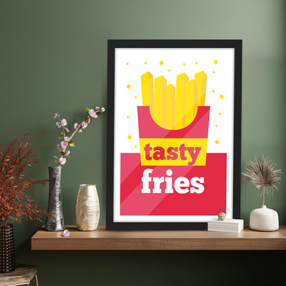 Tasty Fries Wall Frame