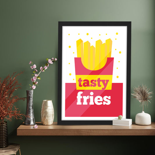 Tasty Fries Wall Frame