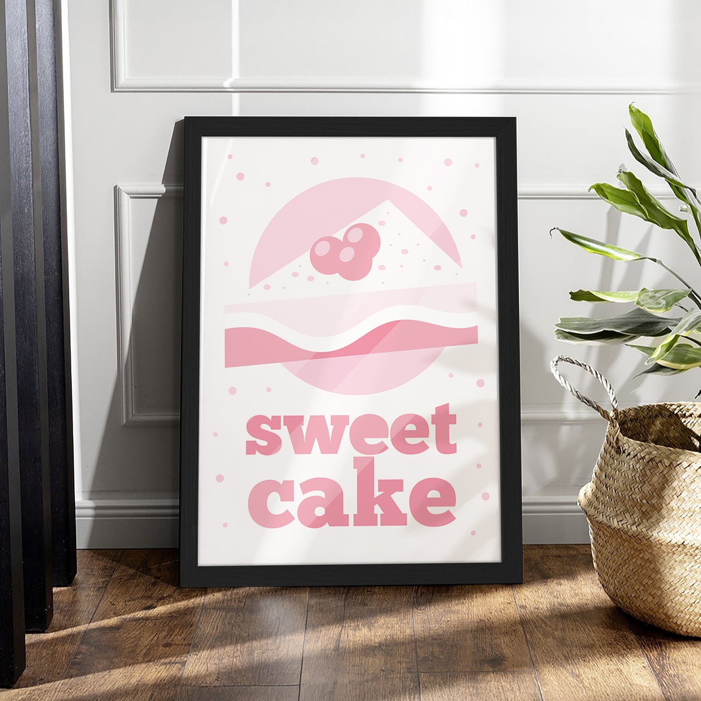 Pink Cake Wall Frame