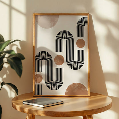 Minimal Arch Abstract Poster