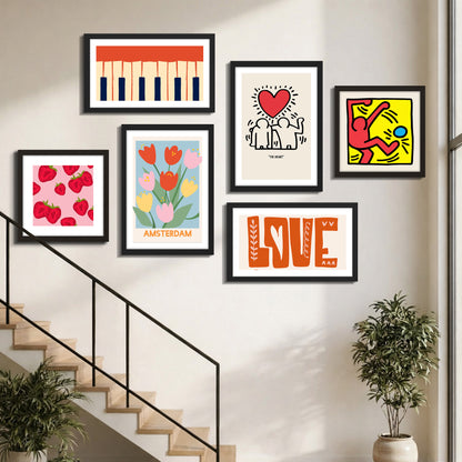 Minimalist Gallery Wall Set of 6
