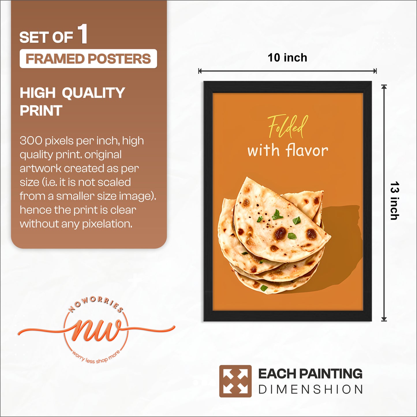 Flavor Fold Wall Frame