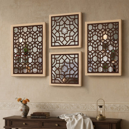 Nexus Mirror Art Set of 4