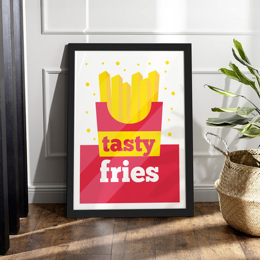 Tasty Fries Wall Frame