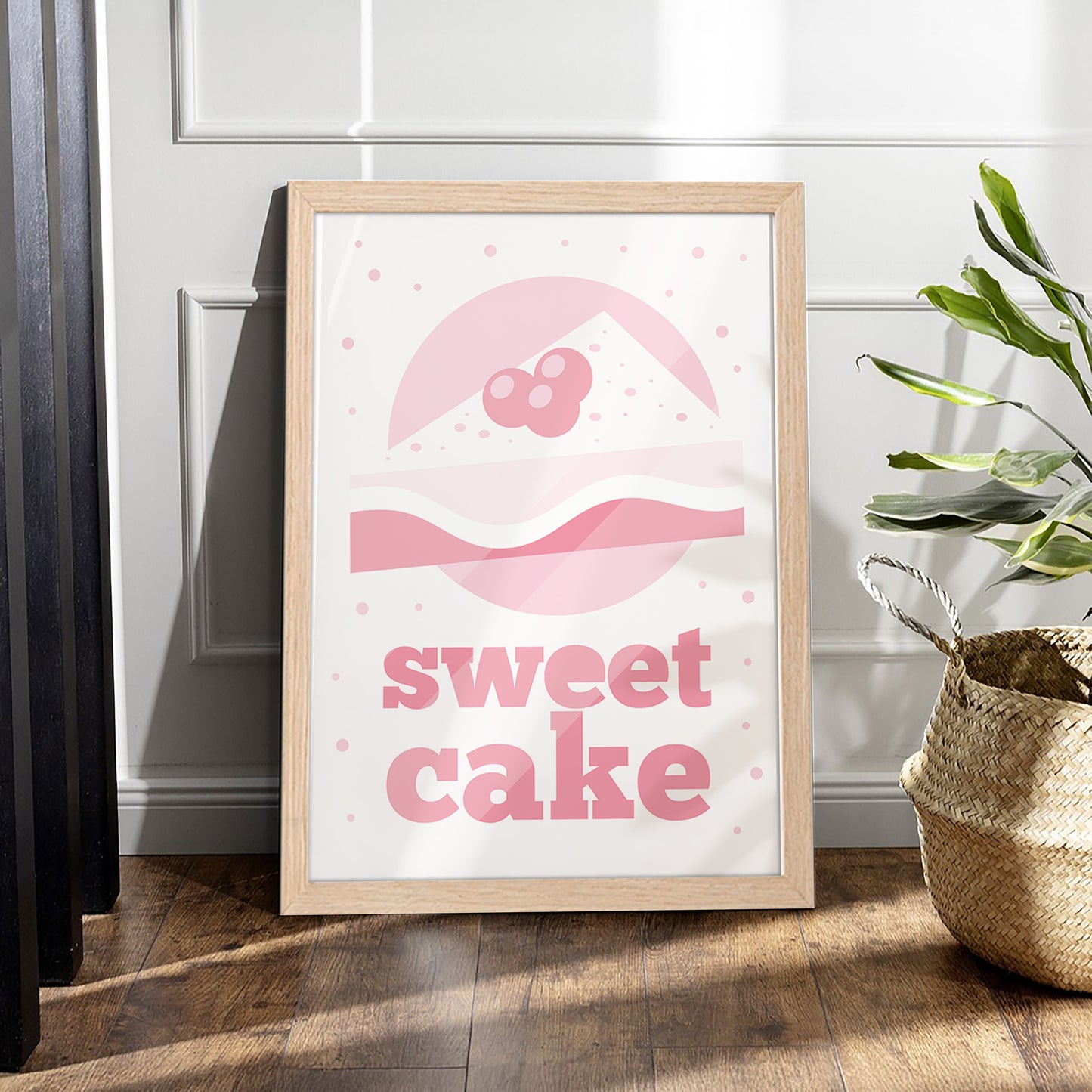 Pink Cake Wall Frame