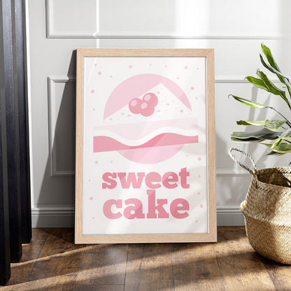 Pink Cake Wall Frame