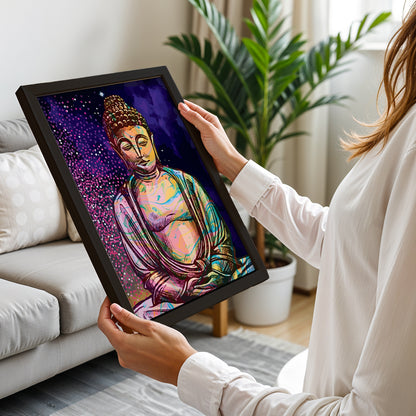 Colorful Buddha Frame