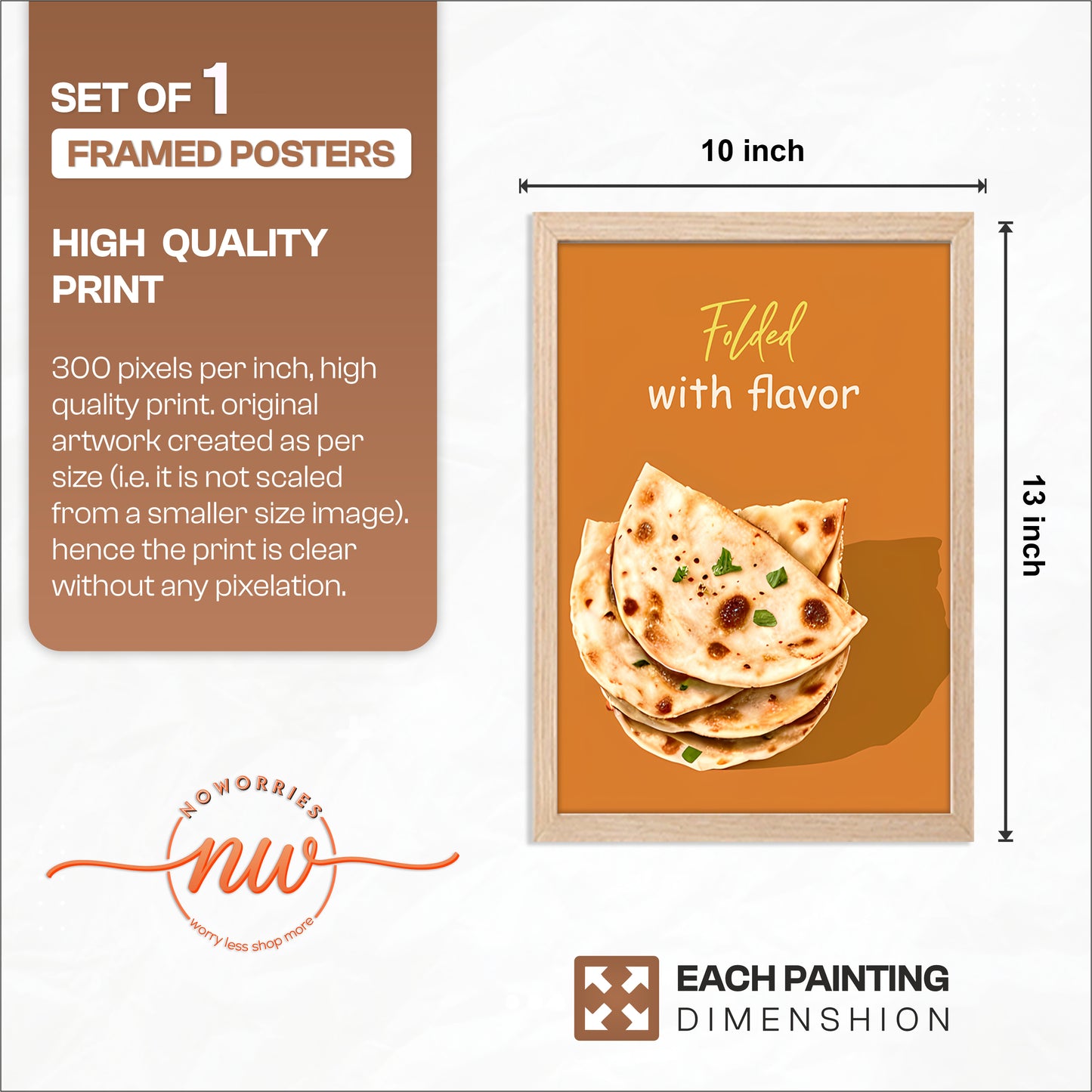 Flavor Fold Wall Frame