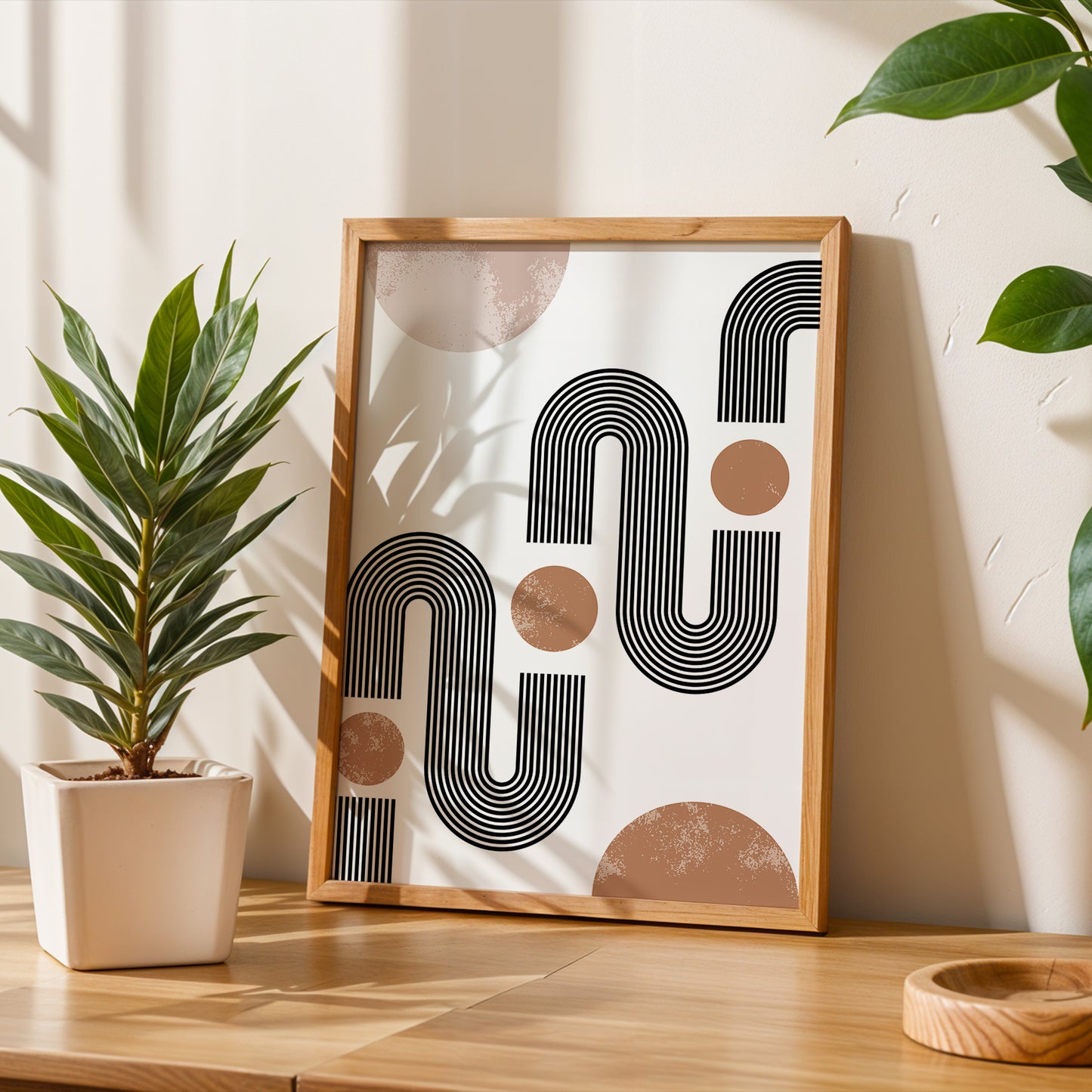 Minimal Arch Abstract Poster