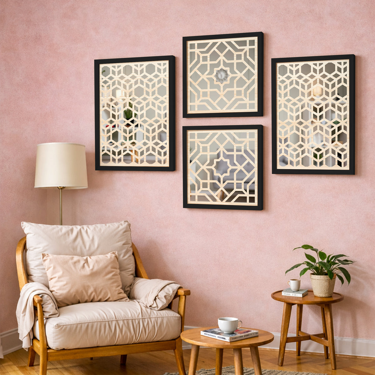 Nexus Mirror Art Set of 4