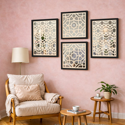 Nexus Mirror Art Set of 4