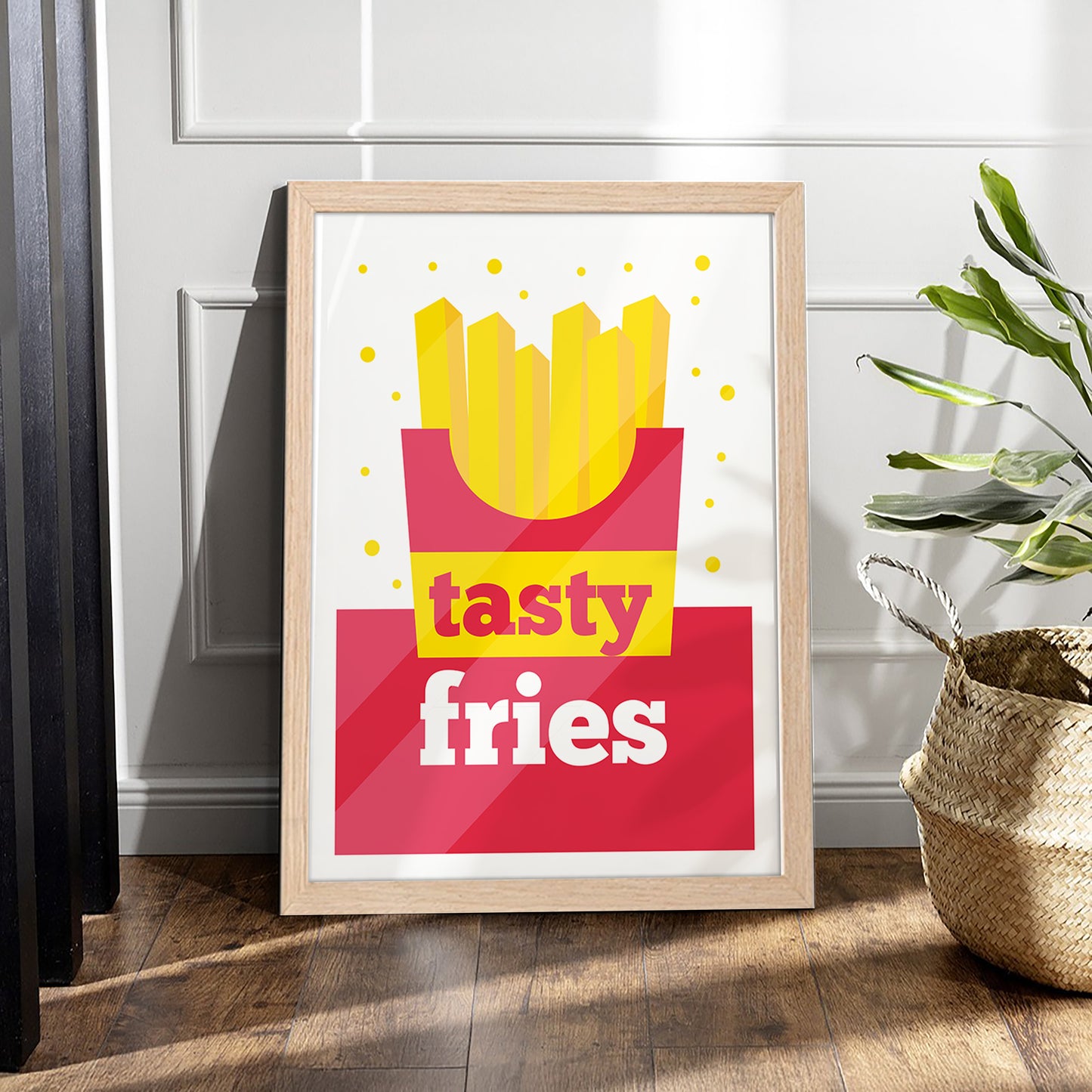 Tasty Fries Wall Frame