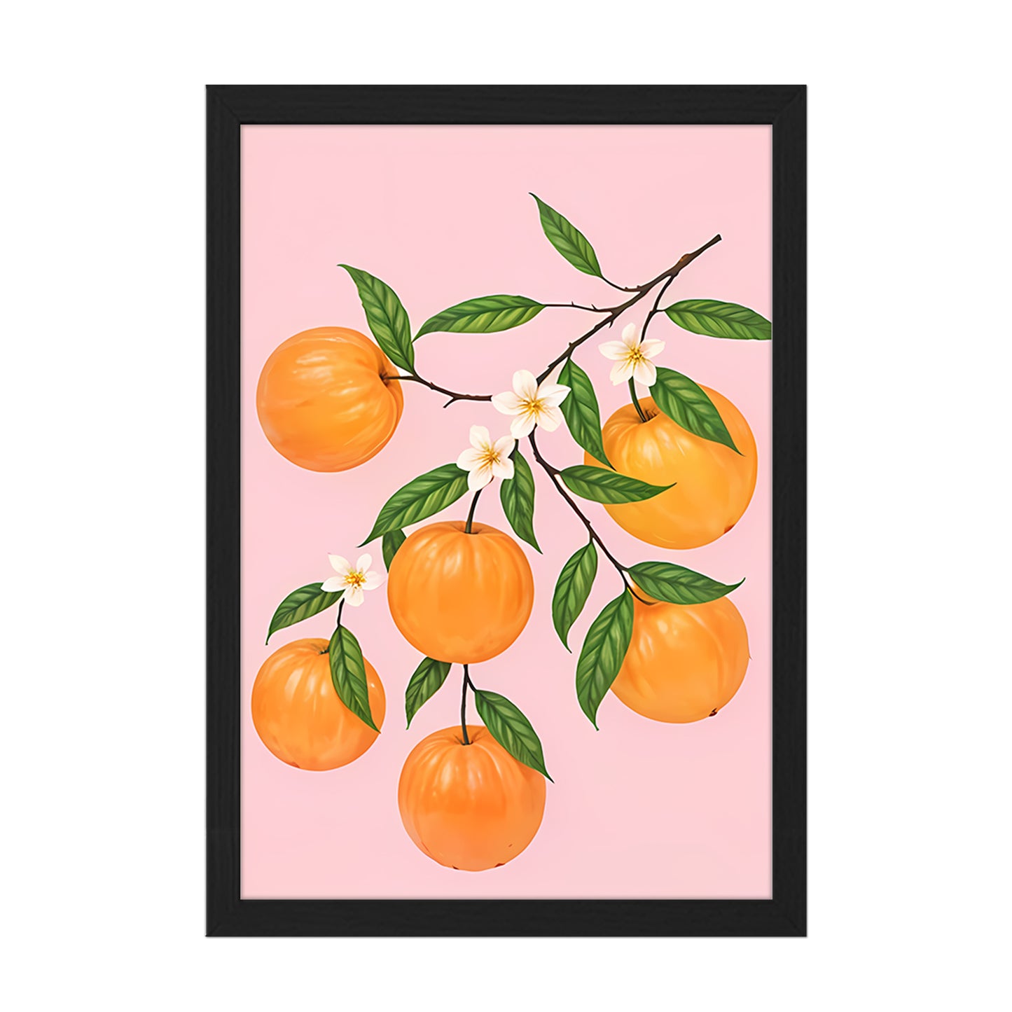 Citrus Branch Wall Frame