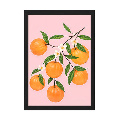 Citrus Branch Wall Frame