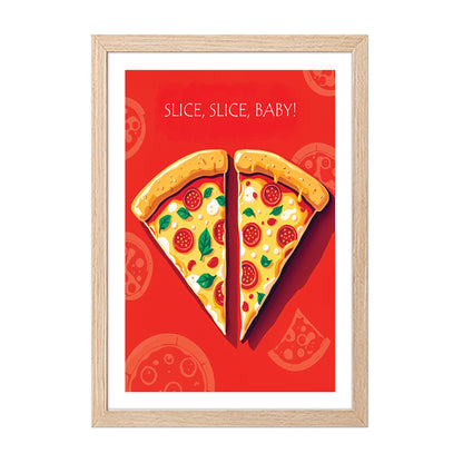 Pizza Love Wall Frame