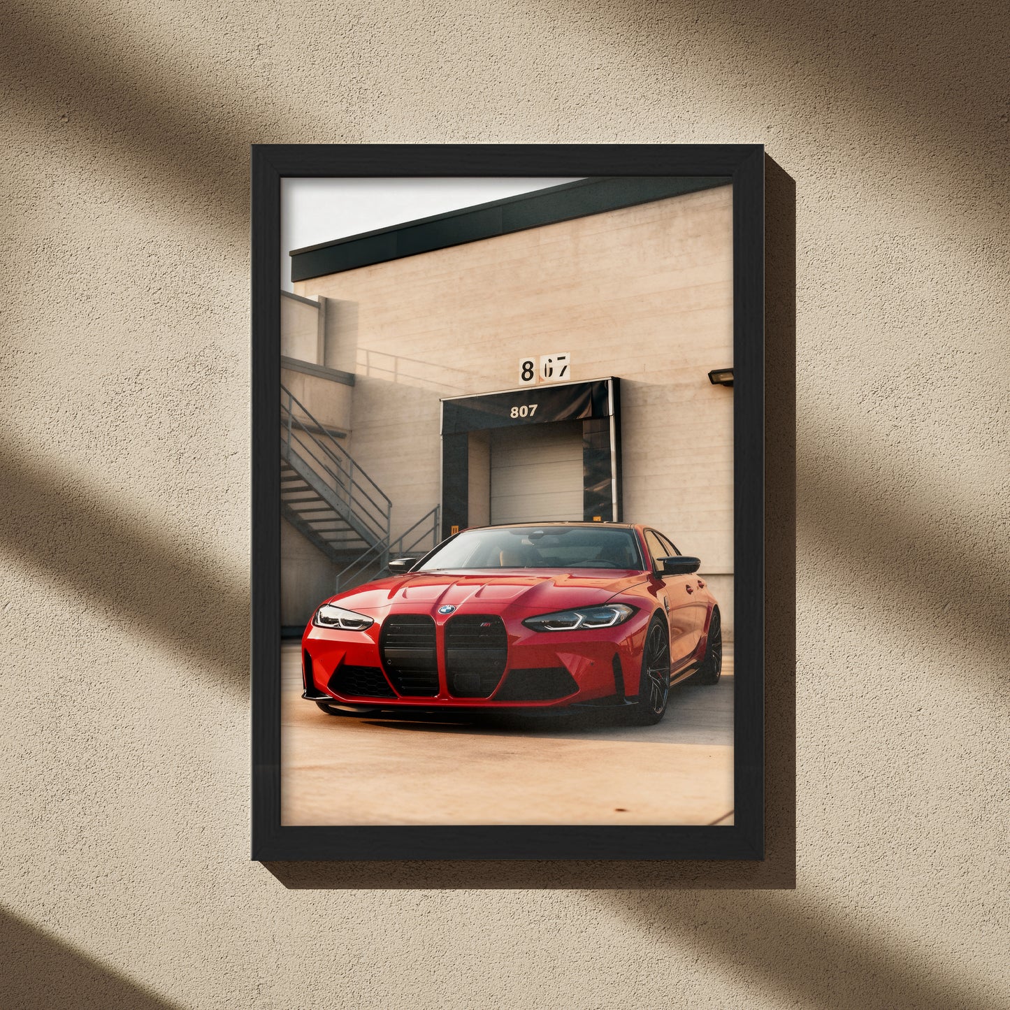 BMW M4 Wall Frame