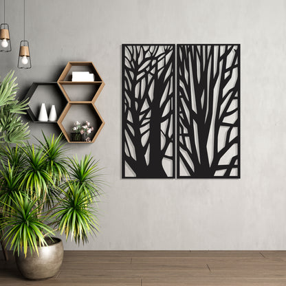 Forest Panels Pinewood Wall Art