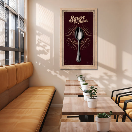 Spoon of Flavour Wall Frame