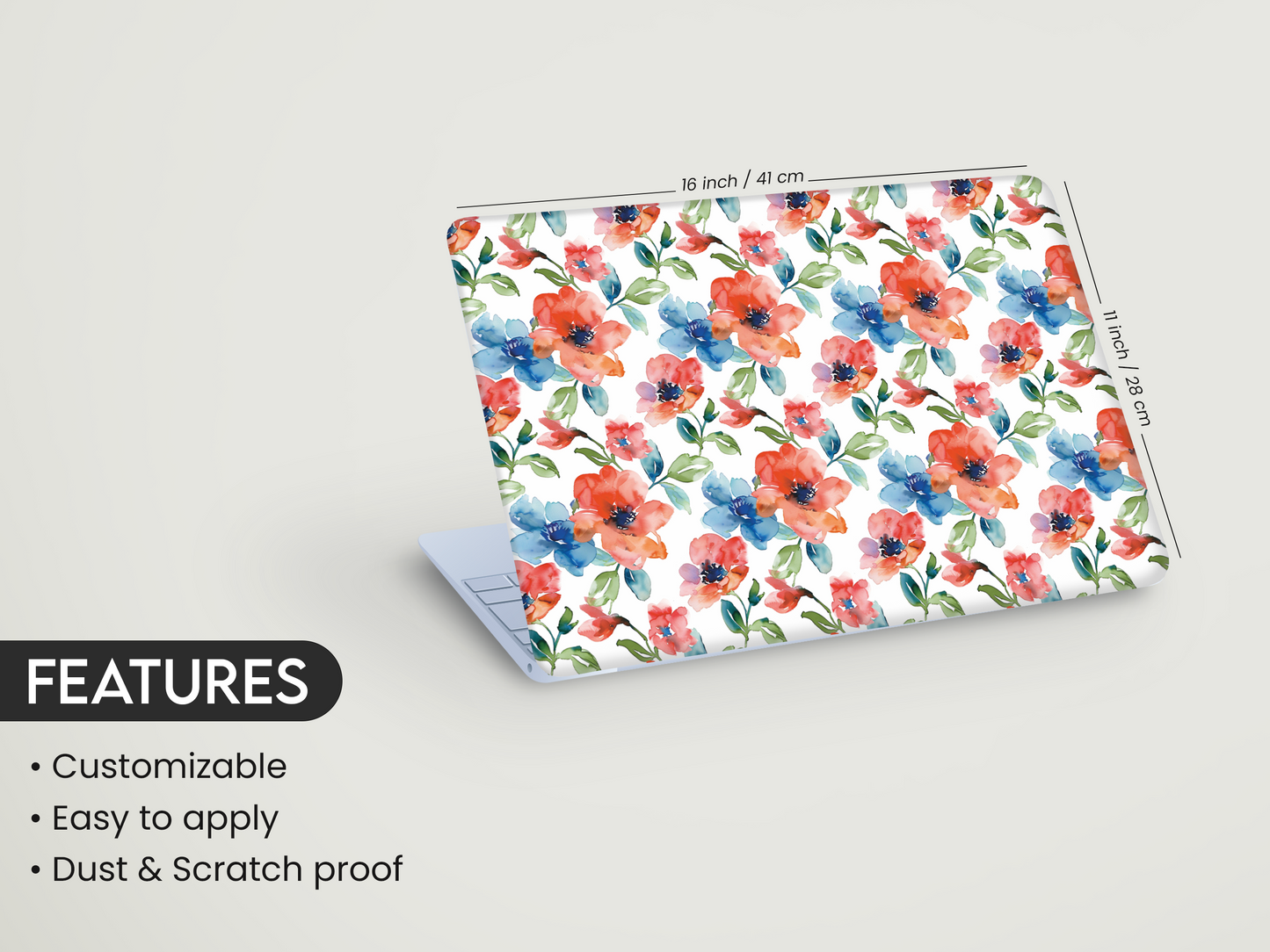 Watercolor Garden Laptop Skin