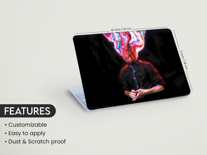 Abstract Mind Melt Laptop Skin
