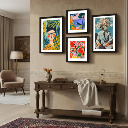 Modern Expression Wall Set of 4