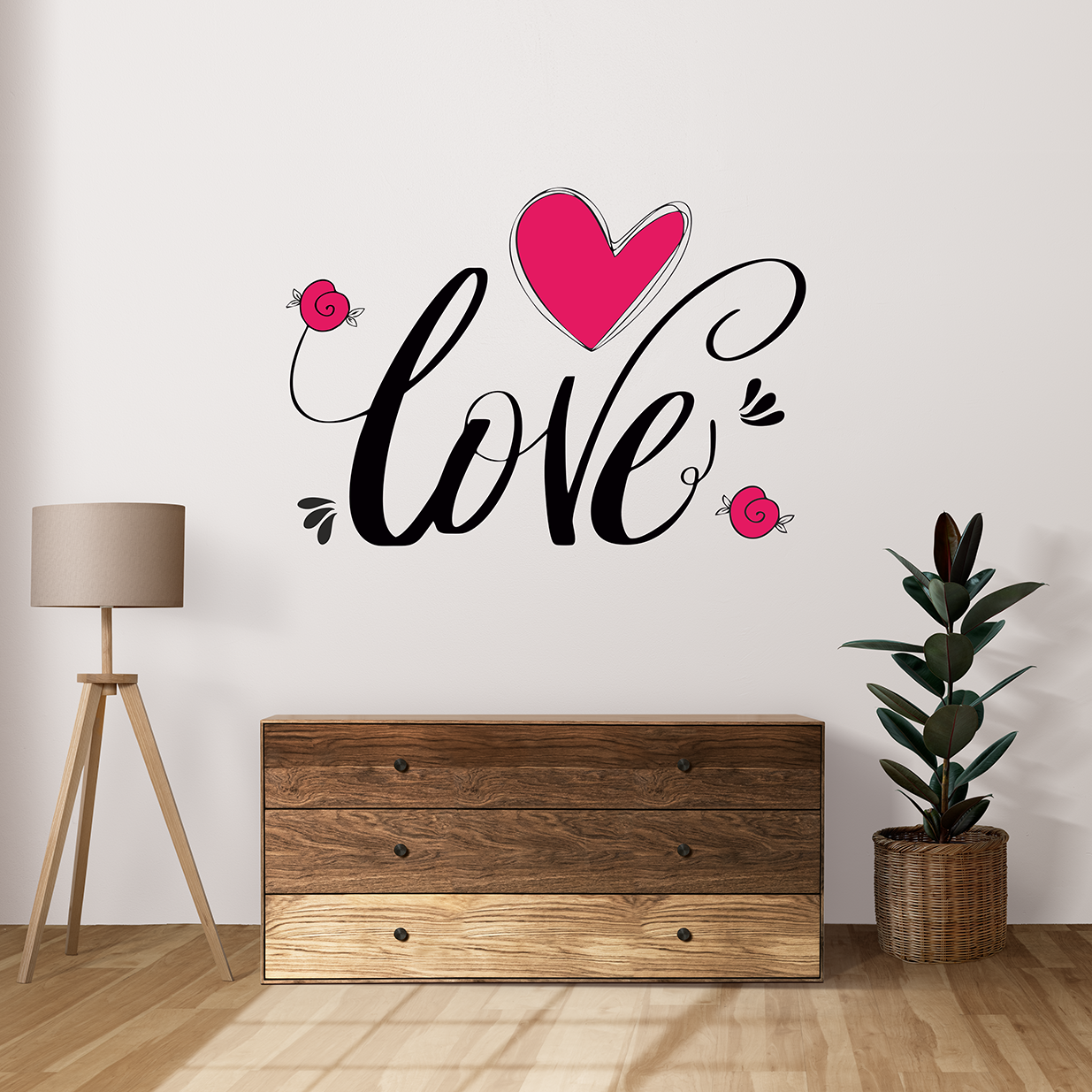 Love Heart Wall Sticker