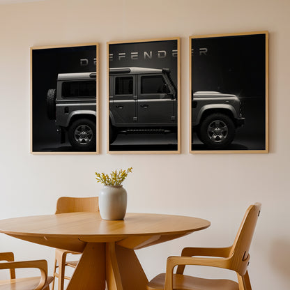 Defender Wall Frame Set of 3