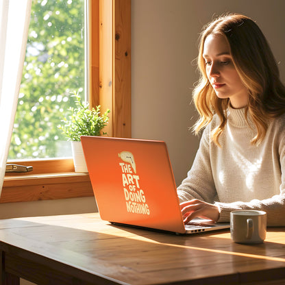 The Art of Doing Nothing Premium Laptop Skin