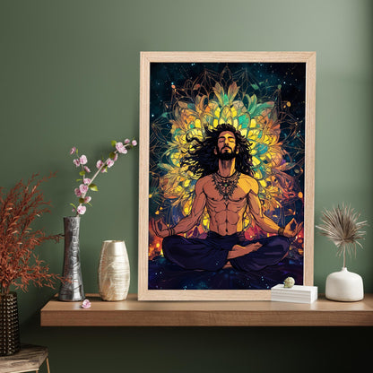 Cosmic Meditation Wall Frame