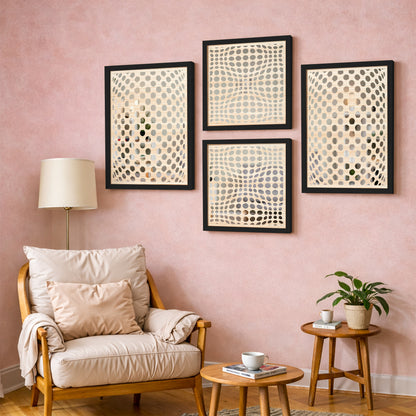 Geometric Knot Pattern Mirror Set