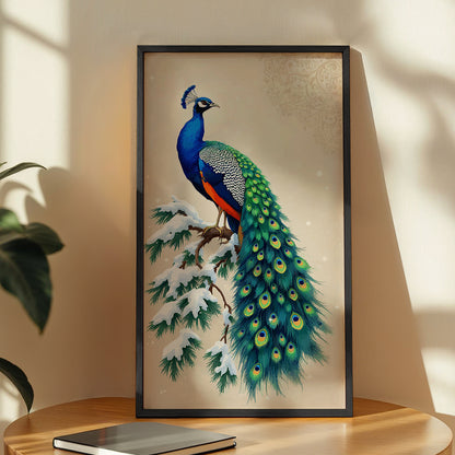 Royal Peacock Wall Frame