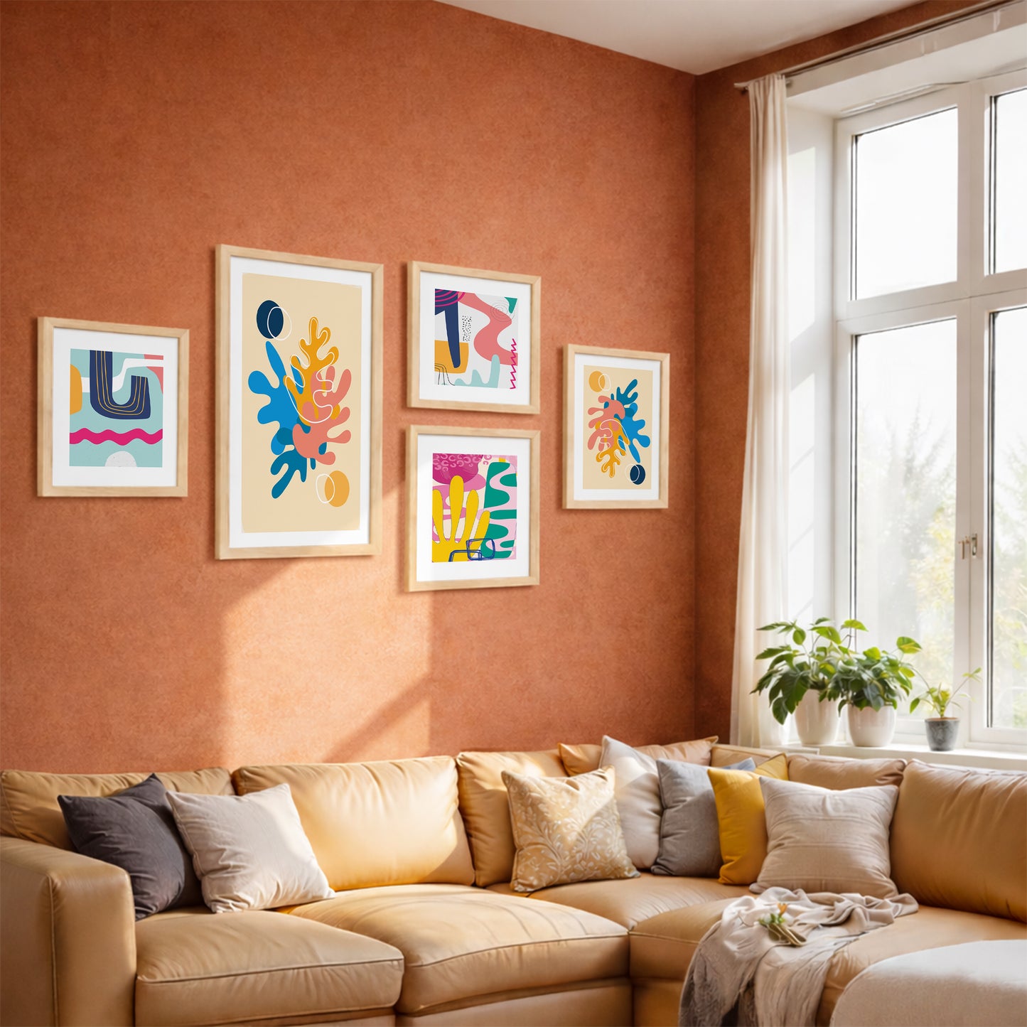 Artistic Wall Frame Set of 5