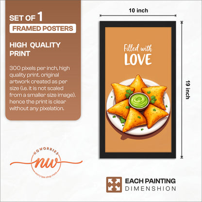 Samosa Kitchen Wall Art Poster