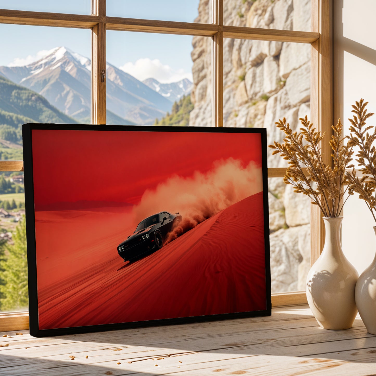 Dodge Challenger Sandstorm Wall Art