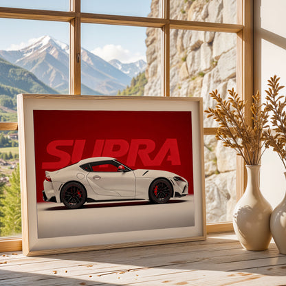 Toyota Supra Heritage Wall Frame