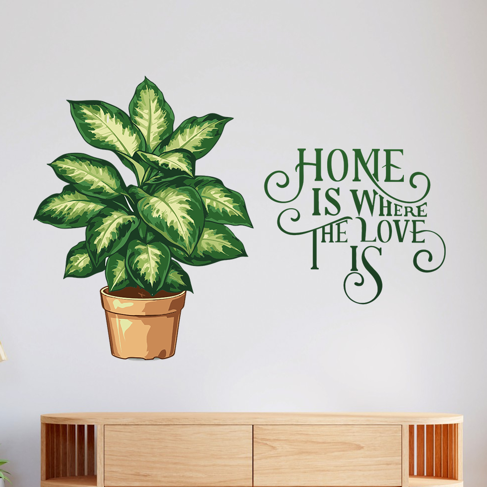 Home Is Where The Love Is Wall Sticker