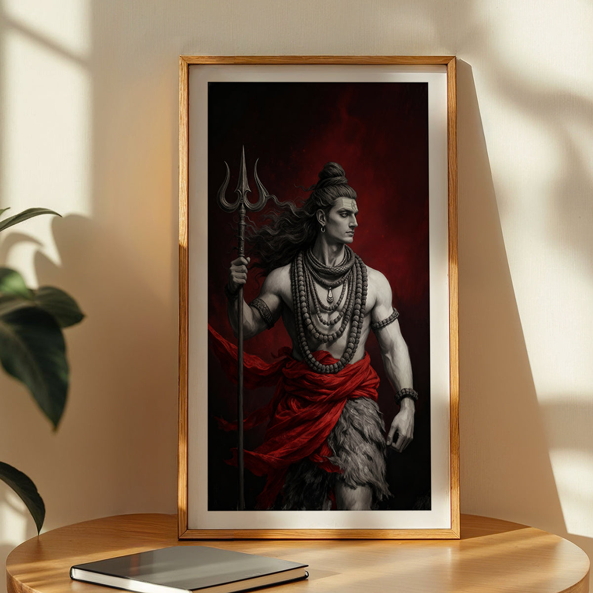 Mahadev Trishul Wall Frame