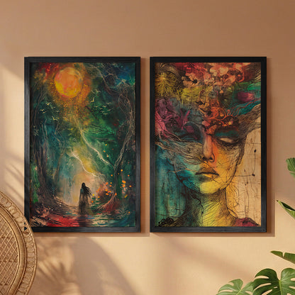 Dreamscape Portrait Wall Art Set
