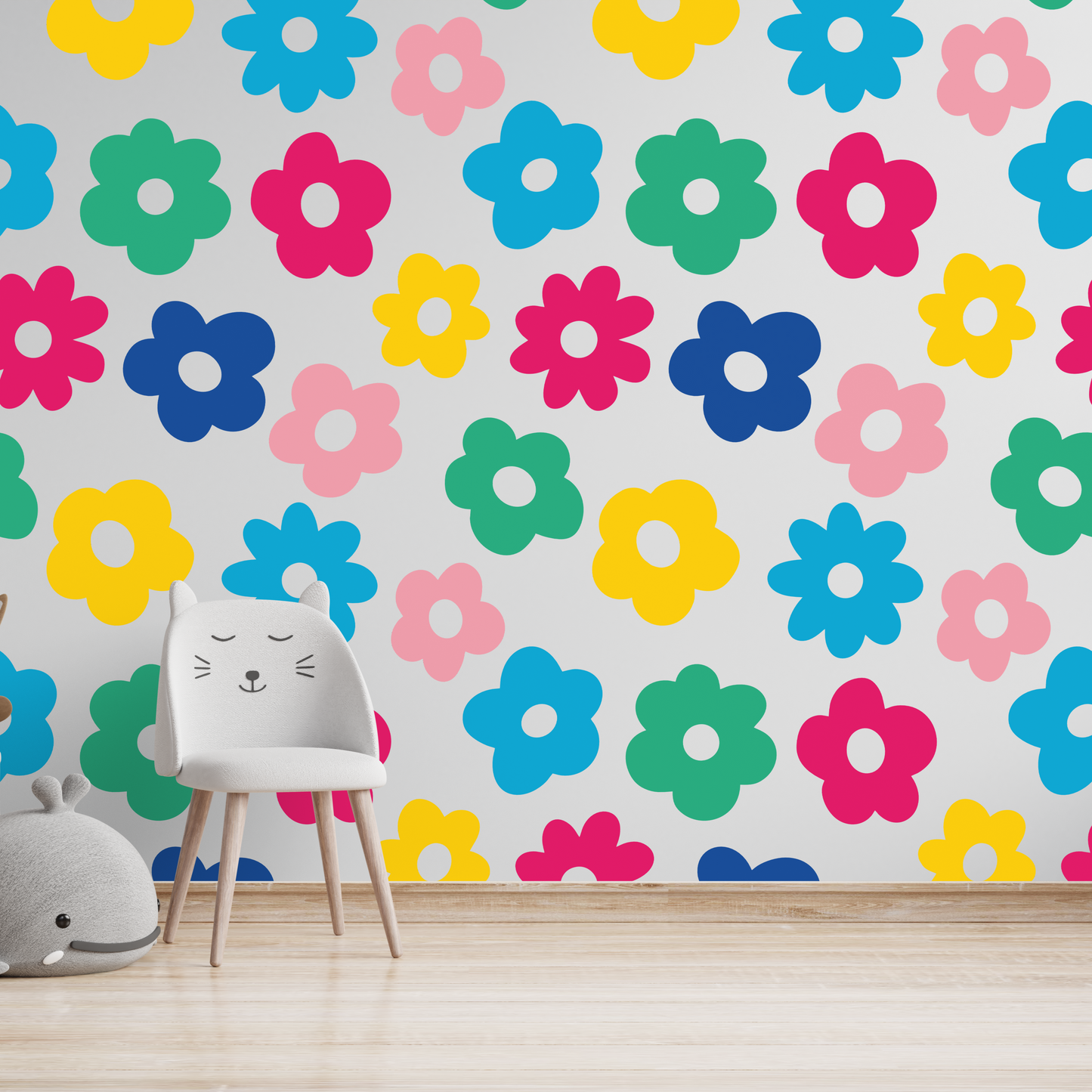 Colorful Flower Kids Wall Sticker