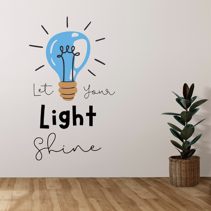 Light Shine Motivational Wall Sticker