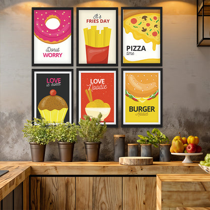 Fun Food Wall Art Set