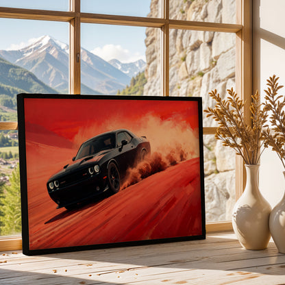 Hellcat Desert Rush Wall Art