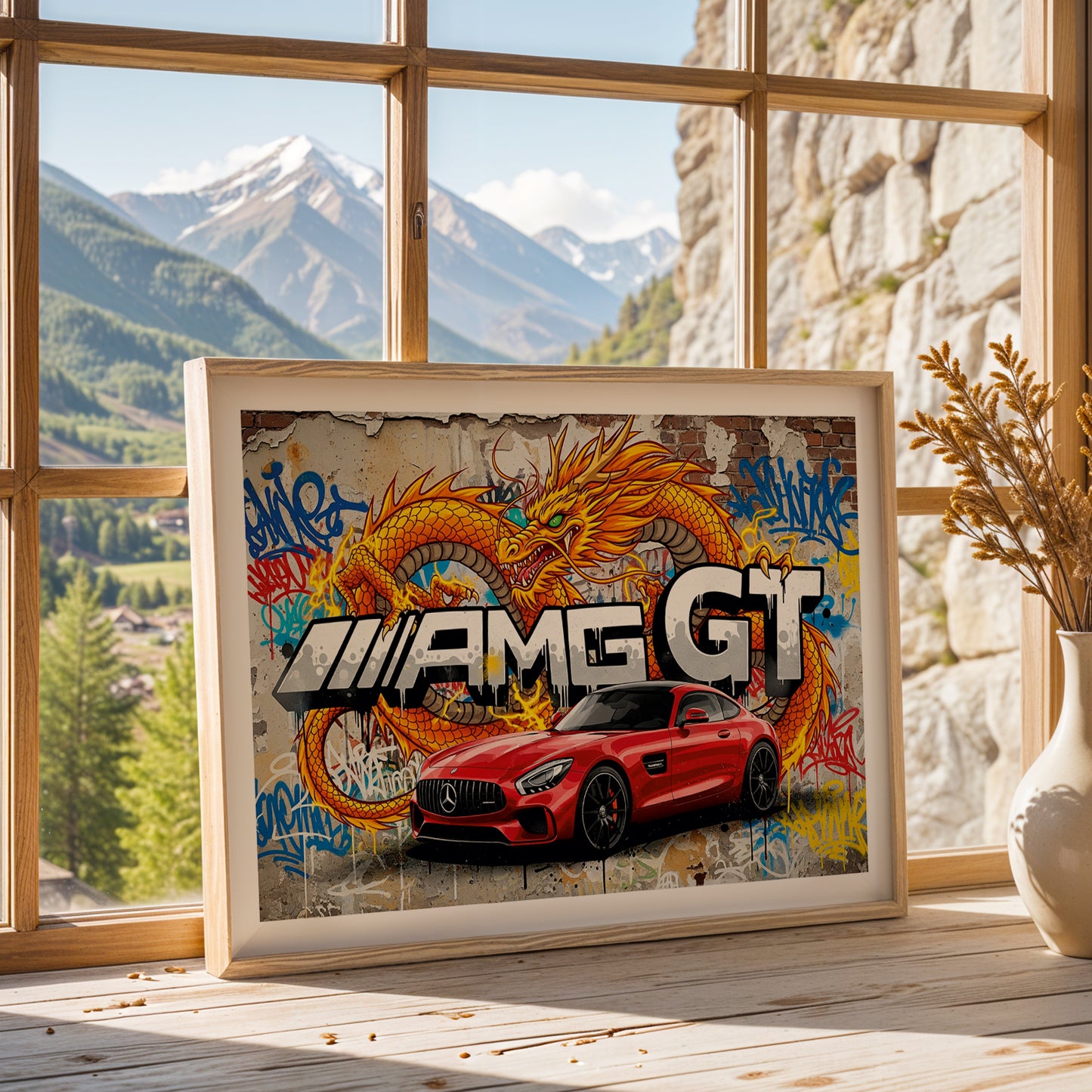 AMG GT Street Dragon Wall Art